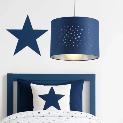 CGC Lighting Stardust Navy Blue Star Ceiling Lamp Shade - Ceiling Lamp Shade CGC Lighting Stardust Navy Blue Star Ceiling Lamp Shade - Ceiling Lamp Shade