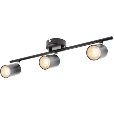 CGC Lighting Jack Black Triple Head Ceiling Spot Light CGC Lighting Jack Black Triple Head Ceiling Spot Light