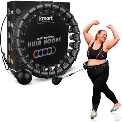 K-Mart - Smart Weighted - Svart - Hula Hoop K-Mart - Smart Weighted - Svart - Hula Hoop