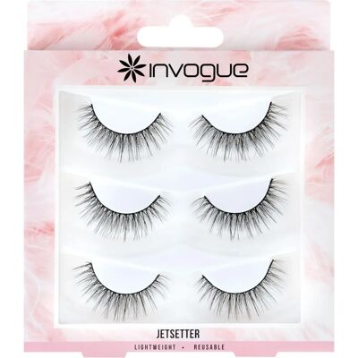 Invogue Faux Cils Multipack Jet Setter - Faux Cils - Publicité Invogue Faux Cils Multipack Jet Setter - Faux Cils - Publicité