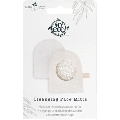 Mănuși de curățare facială albe So Eco - Mănuși pentru față Mănuși de curățare facială albe So Eco - Mănuși pentru față