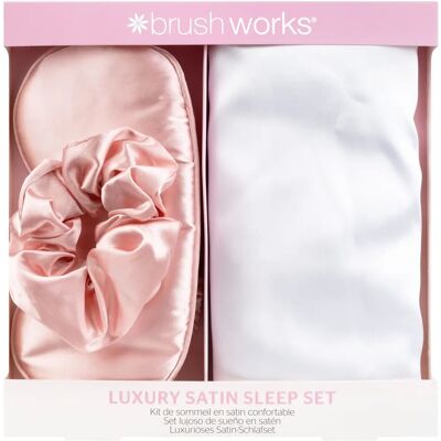 Set de Somn din Satin de Lux Brushworks - Set pentru Somn Set de Somn din Satin de Lux Brushworks - Set pentru Somn