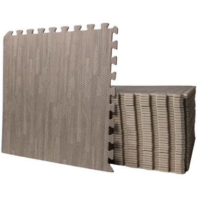 Samuel Alexander 12 Piece Grey Wood Effect EVA Foam Floor Tiles - Floor Tiles Samuel Alexander 12 Piece Grey Wood Effect EVA Foam Floor Tiles - Floor Tiles