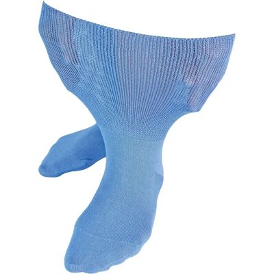 Dr.Socks Extra Wide Bamboo Edema Diabetic Socks - Blue - Men Dr.Socks Extra Wide Bamboo Edema Diabetic Socks - Blue - Men