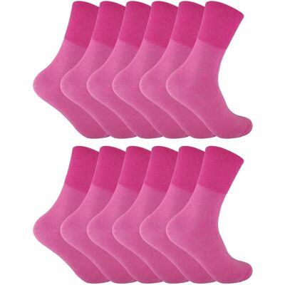 Sock Snob Diabetic Thermal Socks - Pink - 4-8 UK Sock Snob Diabetic Thermal Socks - Pink - 4-8 UK