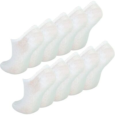 Sock Snob Kids White Invisible Cotton Socks 10 Pairs - Socks Sock Snob Kids White Invisible Cotton Socks 10 Pairs - Socks