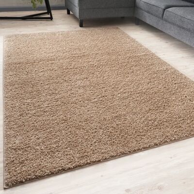 THE RUGS Myshaggy Collection Beige Rug - 120cm x 170cm - Rug THE RUGS Myshaggy Collection Beige Rug - 120cm x 170cm - Rug