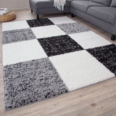 THE RUGS - Myshaggy Collection Geometric Design - Grey THE RUGS - Myshaggy Collection Geometric Design - Grey