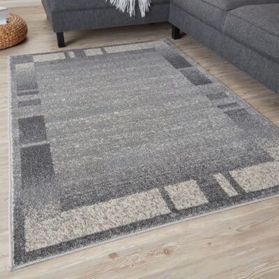 The Rugs Ephesus Collection Modern Rugs Grey Cream - 7438GC The Rugs Ephesus Collection Modern Rugs Grey Cream - 7438GC