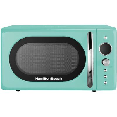 Hamilton Beach Retro Mint Microwave - Microwave - Mint - 20L - 700W Hamilton Beach Retro Mint Microwave - Microwave - Mint - 20L - 700W