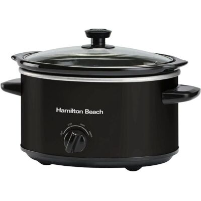 Hamilton Beach The Comfort Cook 3.5L Black Slow Cooker - Slow Cooker Hamilton Beach The Comfort Cook 3.5L Black Slow Cooker - Slow Cooker