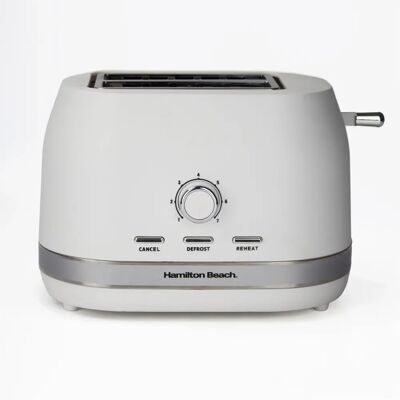 Hamilton Beach Ella 2 Slice Matte White Toaster - Toaster Hamilton Beach Ella 2 Slice Matte White Toaster - Toaster