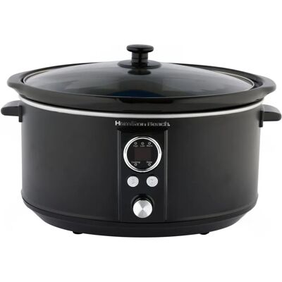 Hamilton Beach - Digital Oval Slow Cooker - 6.5L - Black Hamilton Beach - Digital Oval Slow Cooker - 6.5L - Black