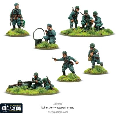 Grupa wsparcia armii włoskiej - Miniatury WWII Grupa wsparcia armii włoskiej - Miniatury WWII