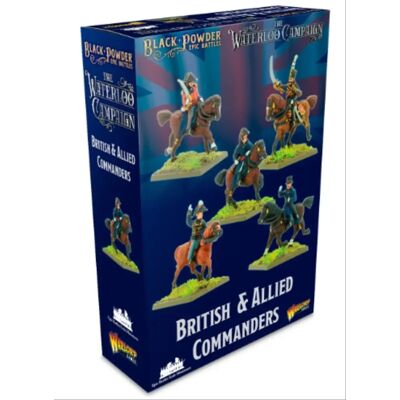 Warlord Games Black Powder Epic Battles - Commandants britanniques et alliés napoléoniens - Extension de jeu de figurines - Publicité Warlord Games Black Powder Epic Battles - Commandants britanniques et alliés napoléoniens - Extension de jeu de figurines - Publicité