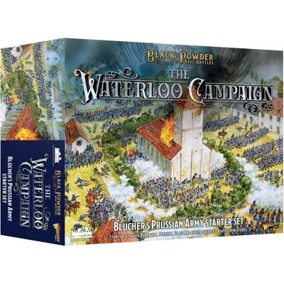 Warlord Games Waterloo: Zestaw miniatur armii pruskiej Blüchera - Gra planszowa Warlord Games Waterloo: Zestaw miniatur armii pruskiej Blüchera - Gra planszowa