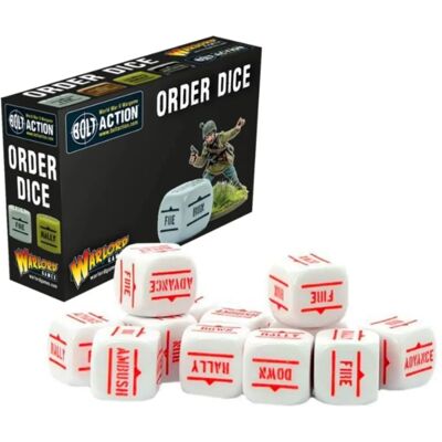 Biały Orders Dice Pack od Warlord Games - Rozszerzenie do Gier Figur Biały Orders Dice Pack od Warlord Games - Rozszerzenie do Gier Figur