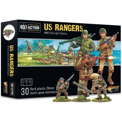 Warlord Games US Rangers Figurki Rozszerzenie - WG-402013016 Warlord Games US Rangers Figurki Rozszerzenie - WG-402013016