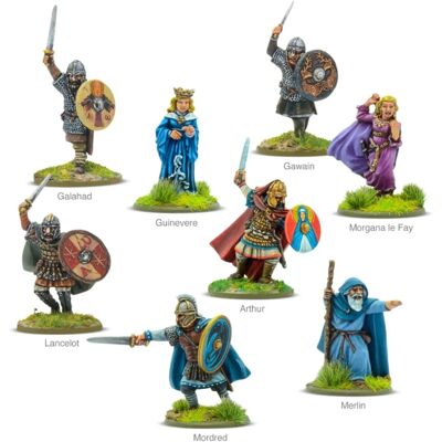 Extension de jeux de figurines Heroes de Camelot - Warlord Games - Publicité Extension de jeux de figurines Heroes de Camelot - Warlord Games - Publicité