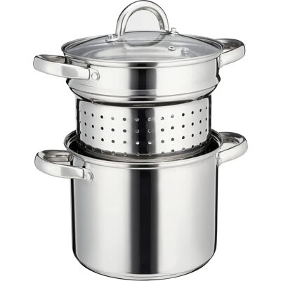 Cooks Professional Stainless Steel Pasta Pot - 5L with Strainer Cooks Professional Stainless Steel Pasta Pot - 5L with Strainer