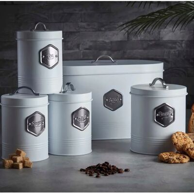 Cooks Professional - Bread Bin - White - Sugar - Kitchen Storage Cooks Professional - Bread Bin - White - Sugar - Kitchen Storage