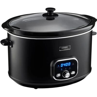 Cooks Professional Slow Cooker - 8 Litre - Delay Timer & Keep Warm Cooks Professional Slow Cooker - 8 Litre - Delay Timer & Keep Warm