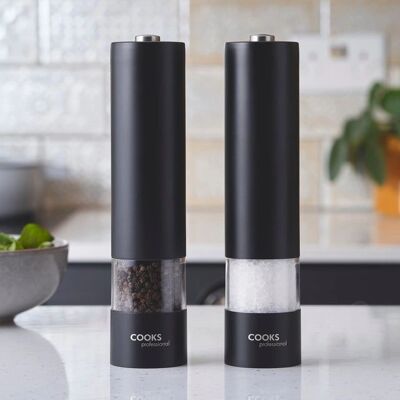 Cooks-Professional - Electric Salt Pepper Mill Cooks-Professional - Electric Salt Pepper Mill