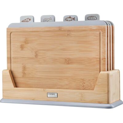 Cooks Professional - Index 4-Board Set - Grey - Chopping Board Cooks Professional - Index 4-Board Set - Grey - Chopping Board