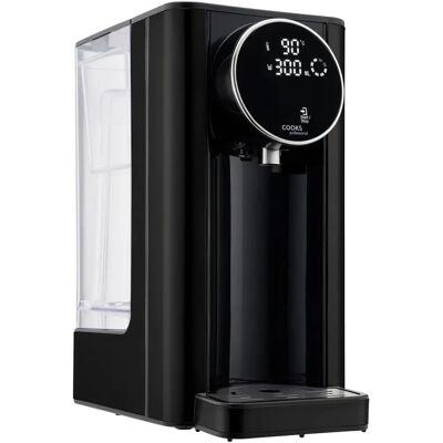Cooks Professional Black Digital Hot Water Dispenser with 2.7L Tank - Hot Water Kettle Cooks Professional Black Digital Hot Water Dispenser with 2.7L Tank - Hot Water Kettle