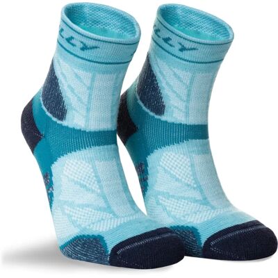 Hilly Unisex Mid Socks - Trail Running - Teal Hilly Unisex Mid Socks - Trail Running - Teal
