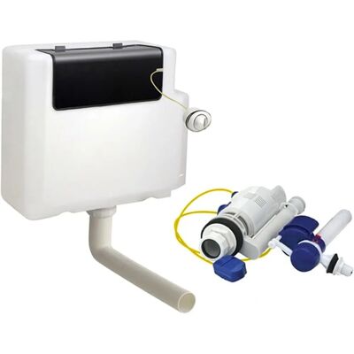 NES Home Concealed Toilet Cistern Dual Flush 6L Front Access Side Entry - Toilet Cistern NES Home Concealed Toilet Cistern Dual Flush 6L Front Access Side Entry - Toilet Cistern