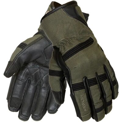 Merlin Mahala WP Explorer D3O Motorcycle Gloves - Green - S Merlin Mahala WP Explorer D3O Motorcycle Gloves - Green - S