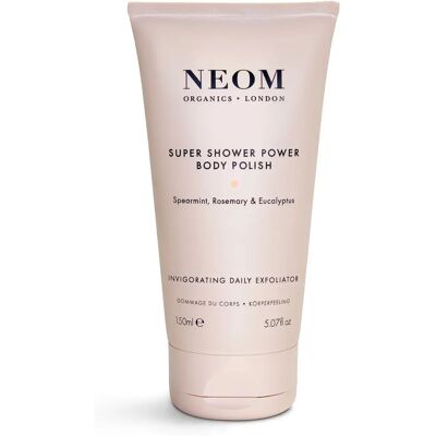 Neom Marque Super Shower Power Gommage pour le corps - Publicité Neom Marque Super Shower Power Gommage pour le corps - Publicité
