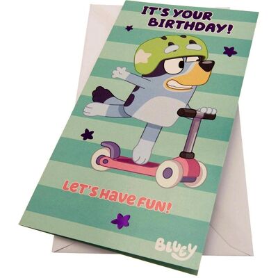 Bluey születésnapi kártya - Üdvözlőkártya Bluey születésnapi kártya - Üdvözlőkártya