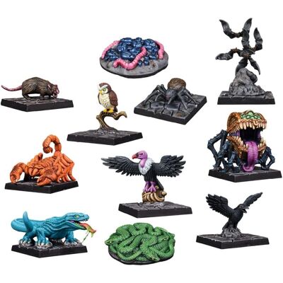 Mantic Games Dungeon Adventures Critters Figurine - Role-Playing Game Miniatures Mantic Games Dungeon Adventures Critters Figurine - Role-Playing Game Miniatures