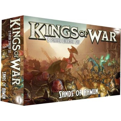 Mantic Kings of War Sands of Ahmun Set de Démarrage pour 2 Joueurs - Extension de Jeu - Publicité Mantic Kings of War Sands of Ahmun Set de Démarrage pour 2 Joueurs - Extension de Jeu - Publicité
