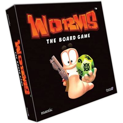 Mantic Games Worms Le Jeu de Plateau - Fun Stratégique pour 2-4 Joueurs - Publicité Mantic Games Worms Le Jeu de Plateau - Fun Stratégique pour 2-4 Joueurs - Publicité