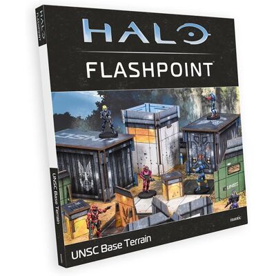 Ensemble de Terrain de Base Halo Flashpoint UNSC - Jeu de Société - Publicité Ensemble de Terrain de Base Halo Flashpoint UNSC - Jeu de Société - Publicité
