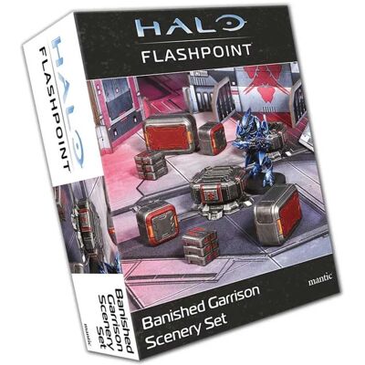 Mantic Games - Halo Flashpoint Banished Garrison Scenery Set - Banished Garrison - Scenery Set - Miniatures terrain set Mantic Games - Halo Flashpoint Banished Garrison Scenery Set - Banished Garrison - Scenery Set - Miniatures terrain set