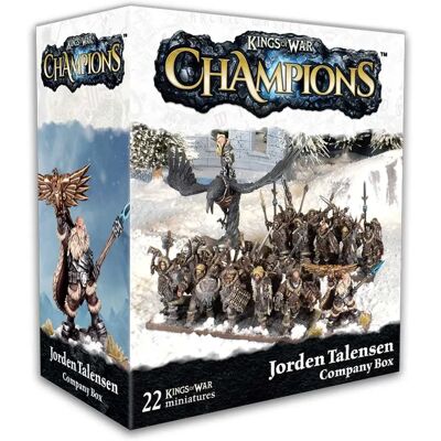 Mantic Games Kings of War: Champions - Jorden Talensen Company Box - Miniatures Game Mantic Games Kings of War: Champions - Jorden Talensen Company Box - Miniatures Game