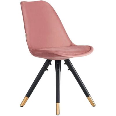 Life Interiors Sofia Samt Esszimmerstuhl - Rosa - Ergonomisch Life Interiors Sofia Samt Esszimmerstuhl - Rosa - Ergonomisch