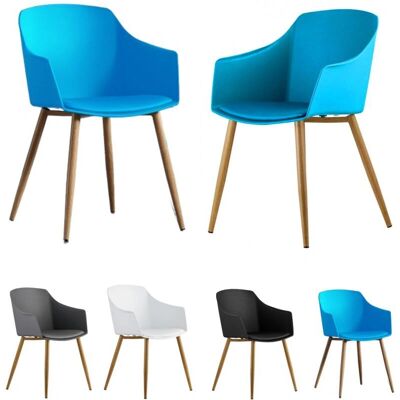 Life Interiors - Eden - Azul - Sillas de comedor Life Interiors - Eden - Azul - Sillas de comedor