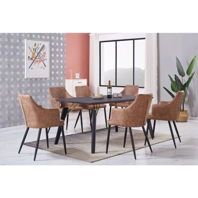 Life Interiors - Cosmo lux Zarah - Juego de comedor Life Interiors - Cosmo lux Zarah - Juego de comedor