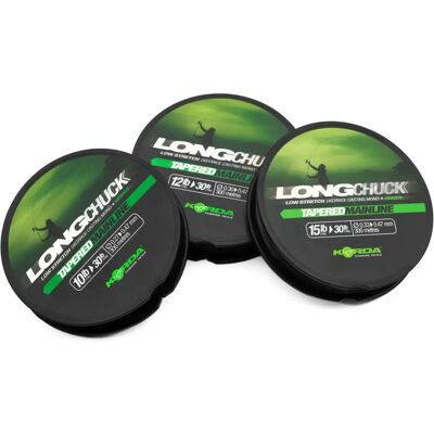 Korda LongChuck Tapered Mainline - Vert - 300m, 12-30lb - Publicité Korda LongChuck Tapered Mainline - Vert - 300m, 12-30lb - Publicité