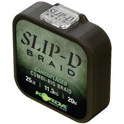 Korda - Slip-D Braid 25lb 20m - Laisse de pêche - Publicité Korda - Slip-D Braid 25lb 20m - Laisse de pêche - Publicité