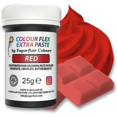 Sugarflair Barvivo na potraviny Colour Flex Extra - Červené Sugarflair Barvivo na potraviny Colour Flex Extra - Červené