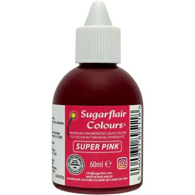 Colorant Liquide Rose Super de Sugarflair - Colorant Alimentaire Liquide - Publicité Colorant Liquide Rose Super de Sugarflair - Colorant Alimentaire Liquide - Publicité