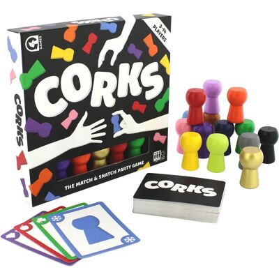 Ginger Fox Corks Match & Snatch Party Game Ginger Fox Corks Match & Snatch Party Game