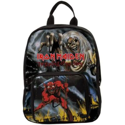 Iron Maiden Number Of The Beast Mini Backpack - Black Iron Maiden Number Of The Beast Mini Backpack - Black