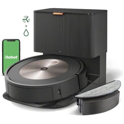 iRobot Roomba Combo j5+ Robotstofzuiger en Mop met Automatische Lediging iRobot Roomba Combo j5+ Robotstofzuiger en Mop met Automatische Lediging